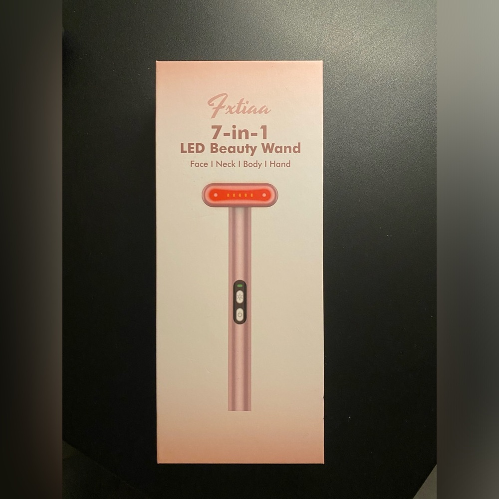 NEW 7-in-1 LED Micro-current Vibrating Skincare Wand - Red Light Therapy